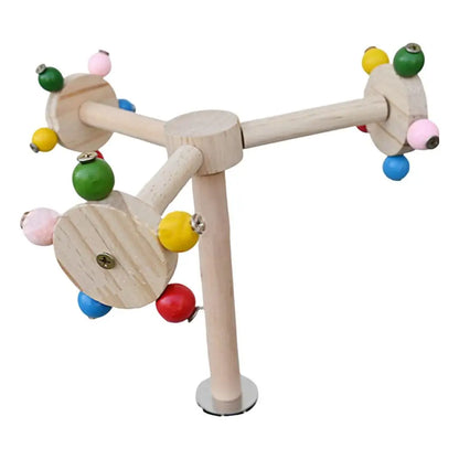 Perch Toy With Rotating Balls