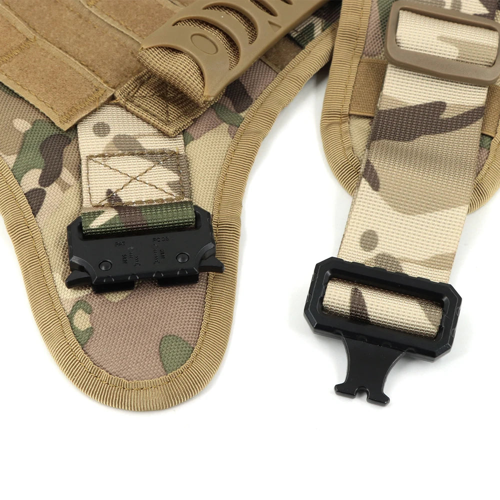 Tactical Dog Harness Leash Set