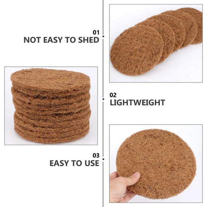 10pc Round Bird Cage Nesting Mats