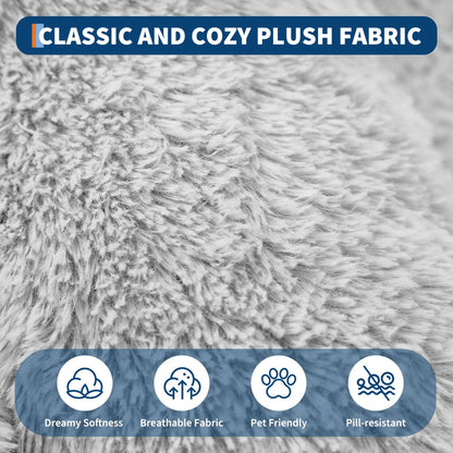 Orthopedic Faux Fur  Oversized Dog Bed