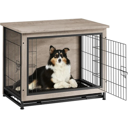 Modern Wooden Kennel for Indoor Dogs