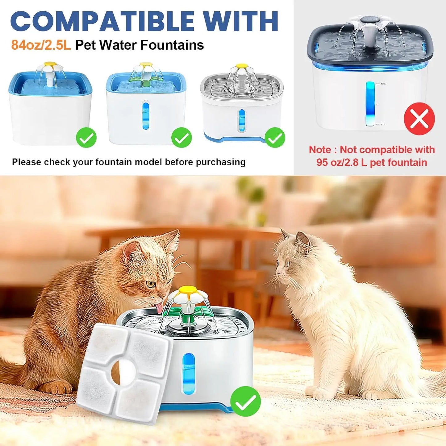 Cat Water Fountain Filter Replacement
