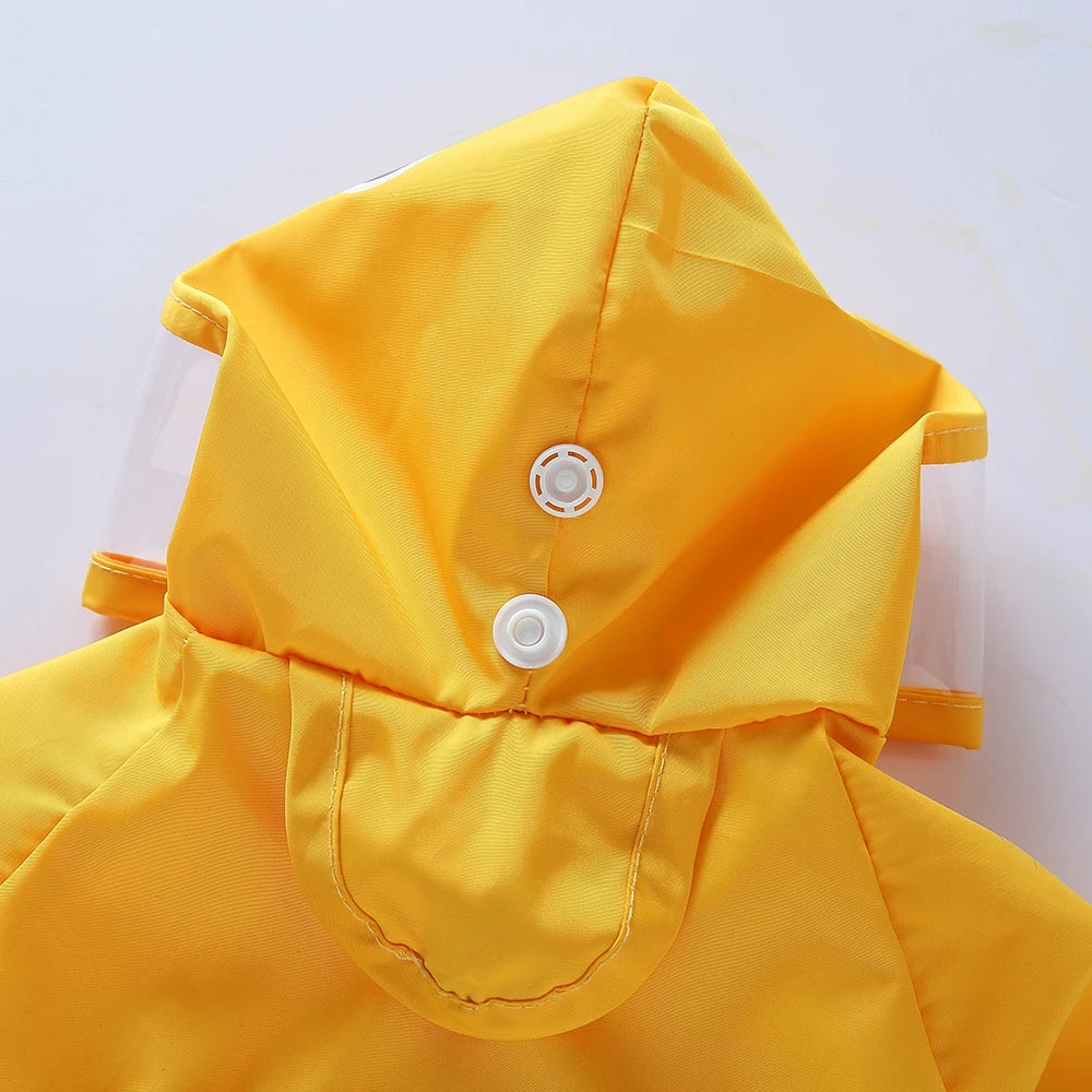 Fashionable Reflective Pet Dog Raincoat