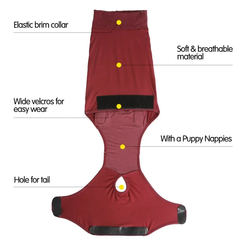 Recovery Suit for Dogs Cats After Surgery