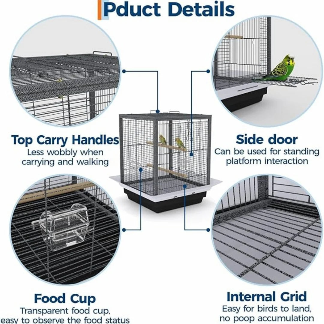 Metal Parrot Cage