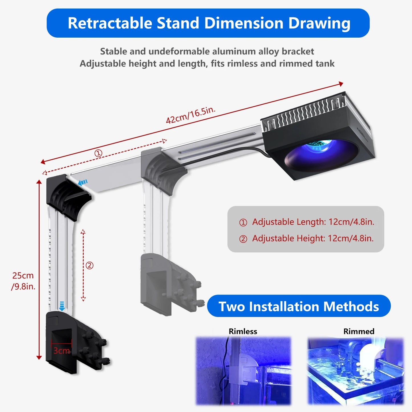 Wi Fi Reef Aquarium Light