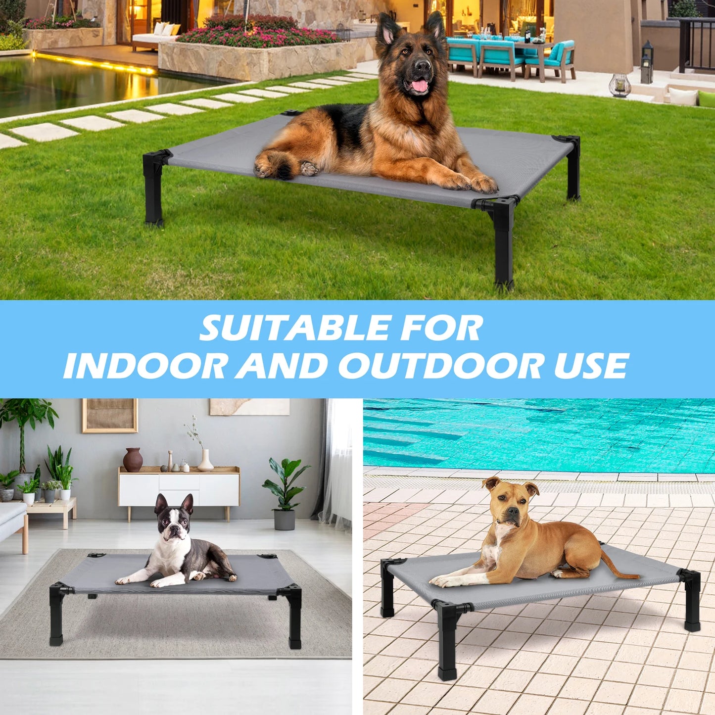 Portable Dog Cot Bed