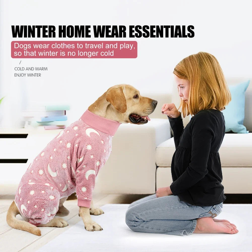 Onesie Pet Pjs Full Body Cover Dog Jumpsuit Clothing