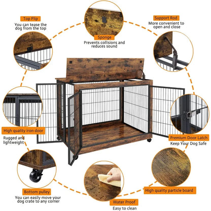 Wooden Dog Crate Furniture