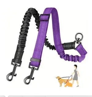 1.6ft Long Dual Dog Leash Attachment