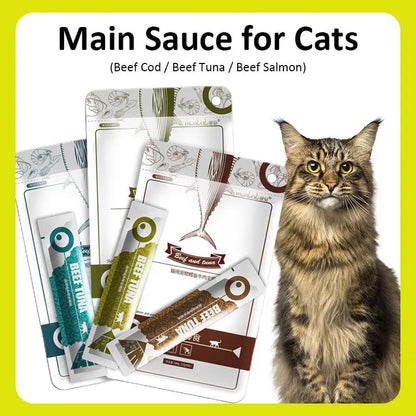 Cat Strips Cod Tuna Beef 8 pcs