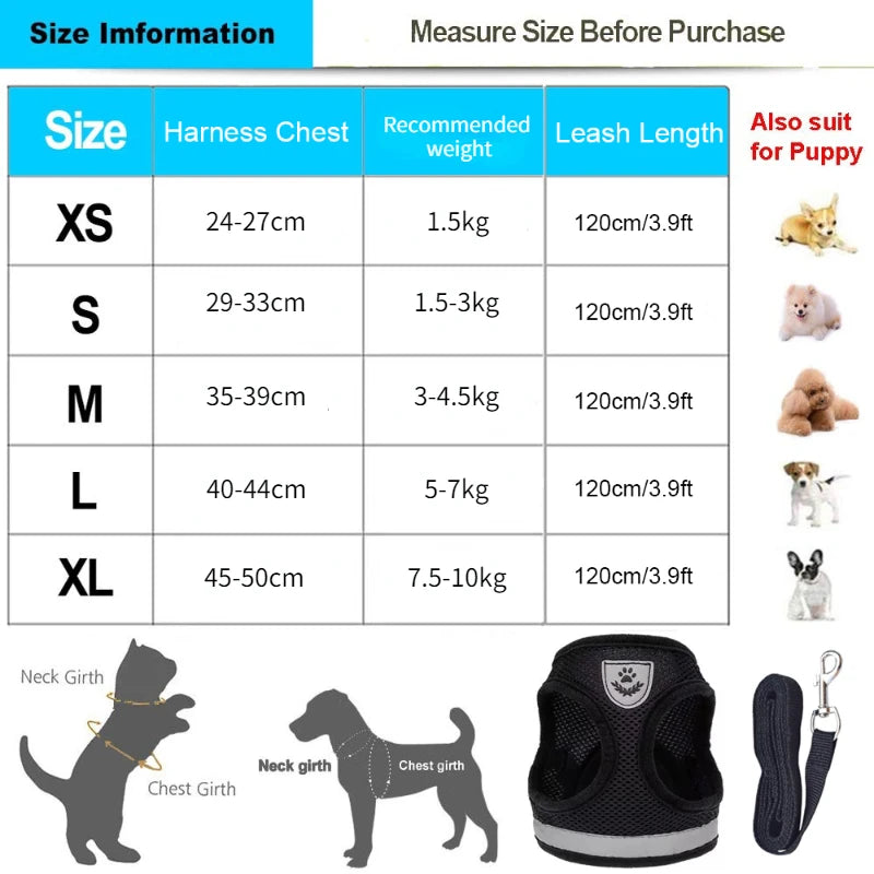 Pet Leash Undershirt Harnesses