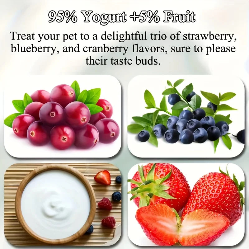Fruit Yogurt Cubes Treats For Dogs Or Cats