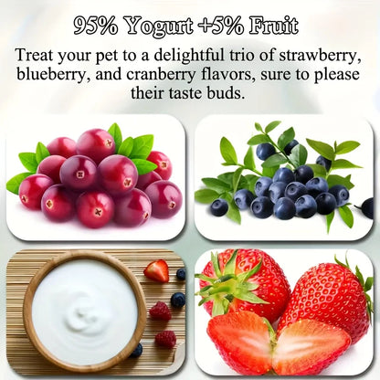 Fruit Yogurt Cubes Treats For Dogs Or Cats