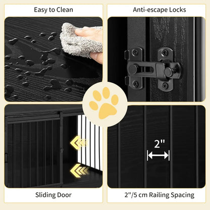 27.2"  Heavy Duty Kennel for Small Medium Dogs