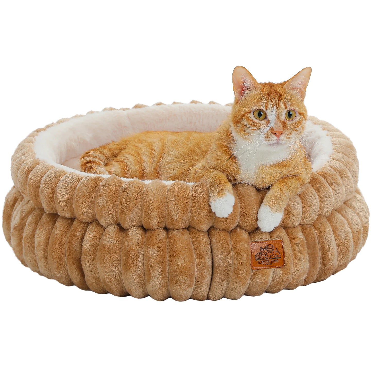 Washable Round Pet Bed