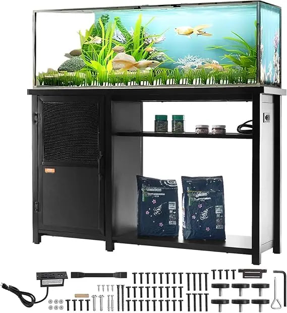 Aquarium Stand with 75 Gallon Fish Tank