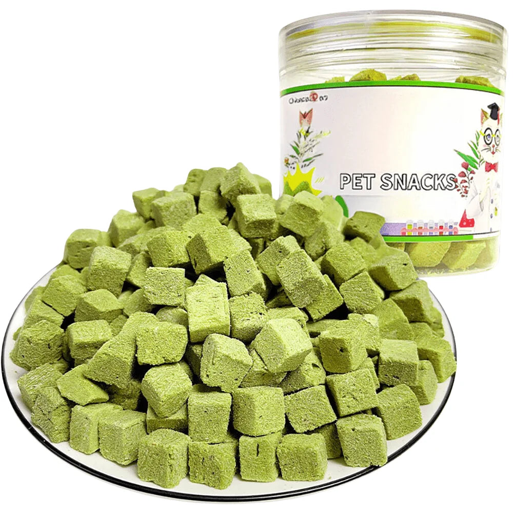 Cat Grass Treats for Hairball Support and Teeth Cleaning