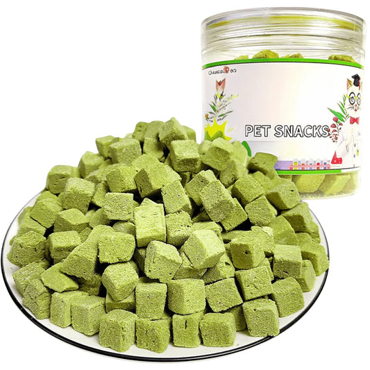 Cat Grass Treats for Hairball Support and Teeth Cleaning