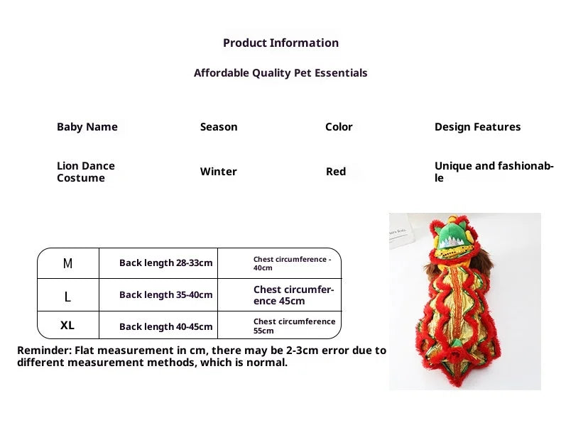 Chinese Style Chinese  Pet Outfits for Cats Dogs