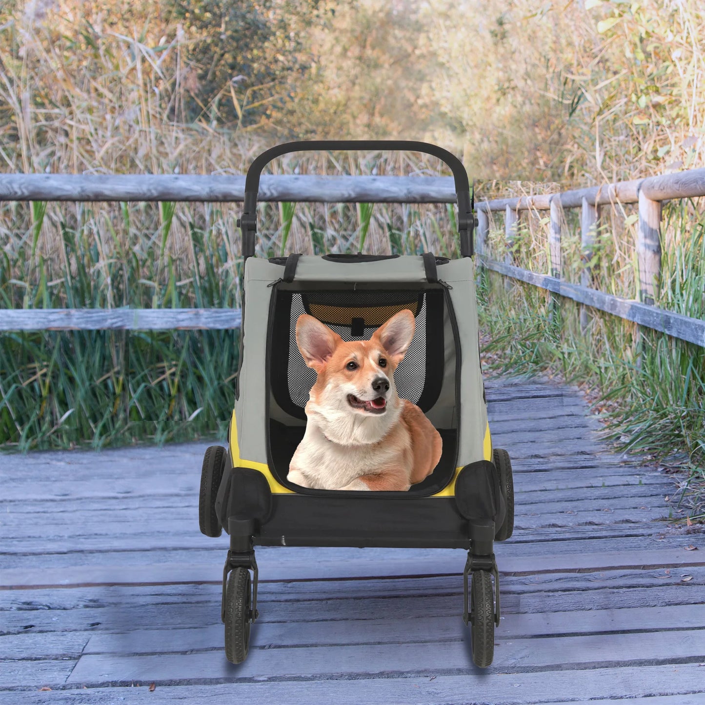 Portable Outdoor Pet Folding Jogger Wagon