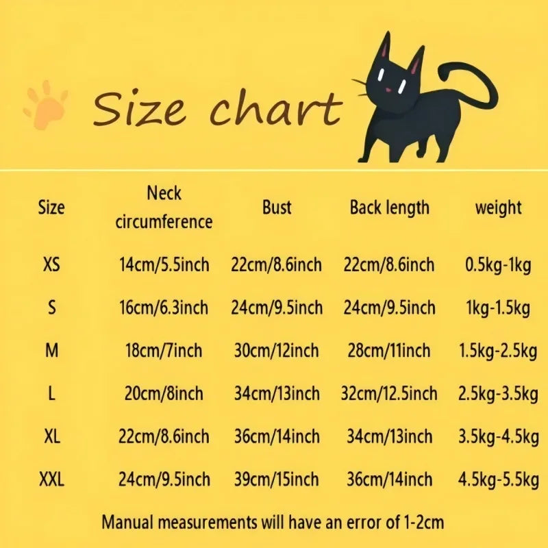 Hairless cat clothes