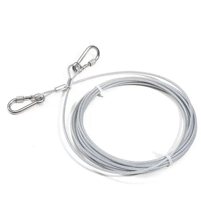Double-headed Dog Tie Out Cable Leash