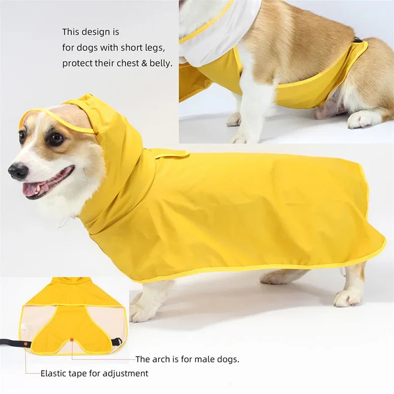 Rainy Season Raincoat Waterproof Pet Clothes