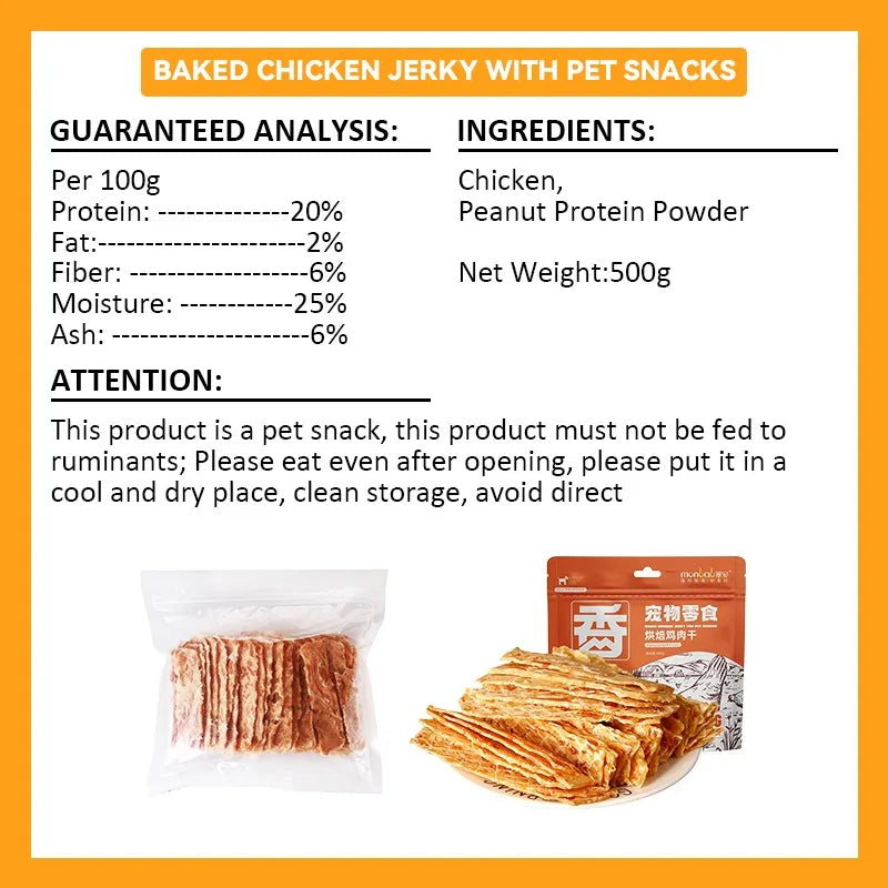 Dog Snacks Dried Chicken Breast