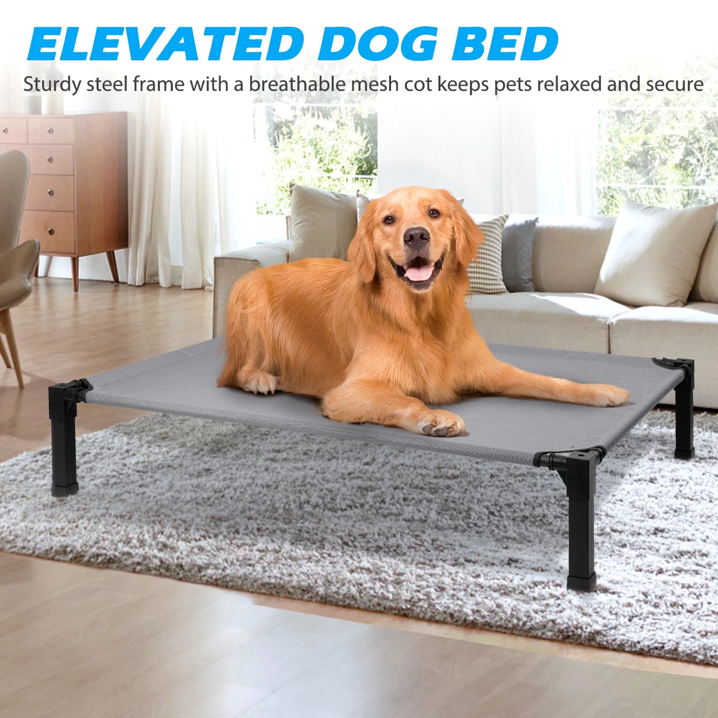 Portable Dog Cot Bed