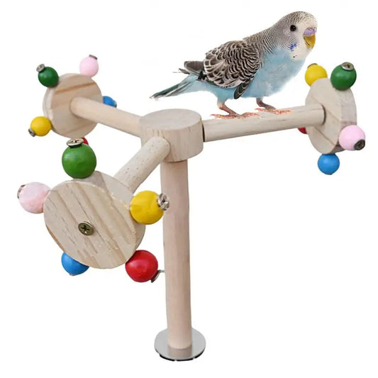 Perch Toy With Rotating Balls