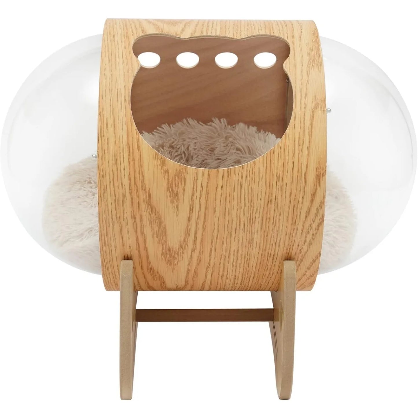 Wooden Frame Luxury Cat Pod Bed