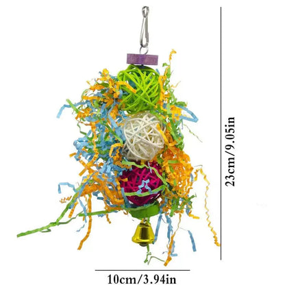 Assorted Hanging Cage Bird Chewing Rack Toys