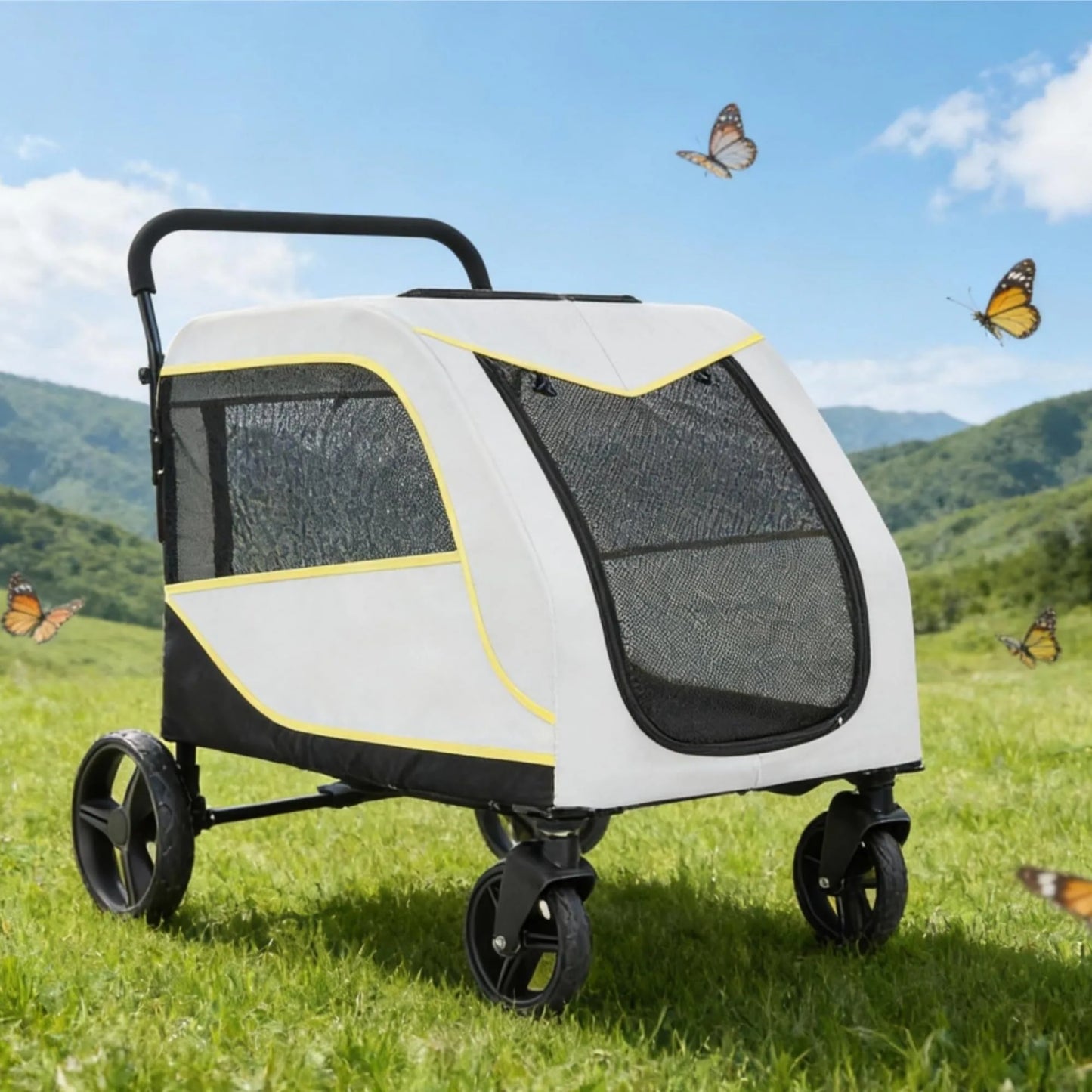 Dog Stroller for Large Dogs Heavy-Duty All-Terrain