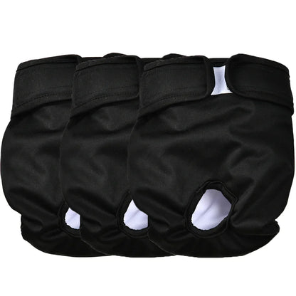 3Pcs Reusable Female Dog Diapers Washable