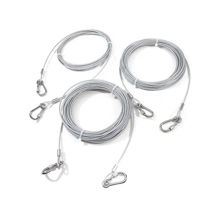 Double-headed Dog Tie Out Cable Leash