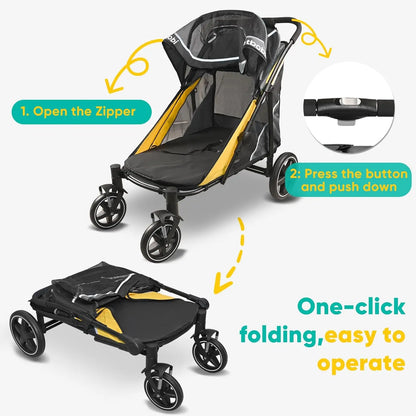 Dog Stroller for Large & Medium Dogs