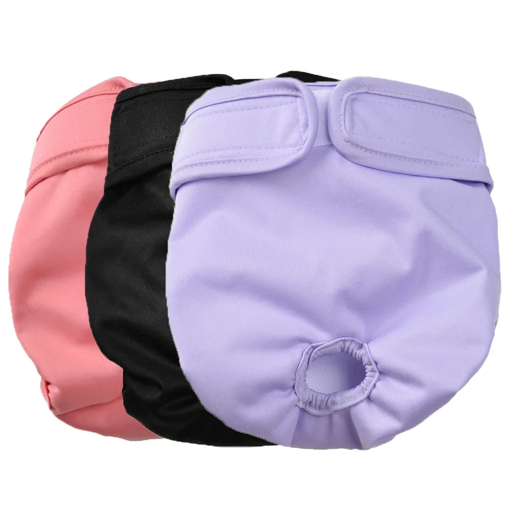 3Pcs Reusable Female Dog Diapers Washable