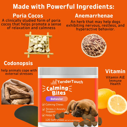 120 Chews - 1 Pack  Calming for Dogs