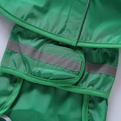 Fashionable Reflective Pet Dog Raincoat