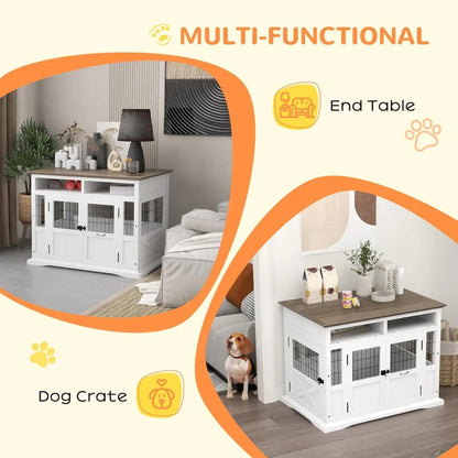 Wooden Dog Kennel Crate