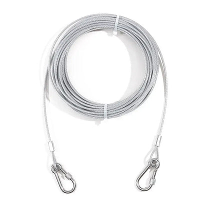 Double-headed Dog Tie Out Cable Leash