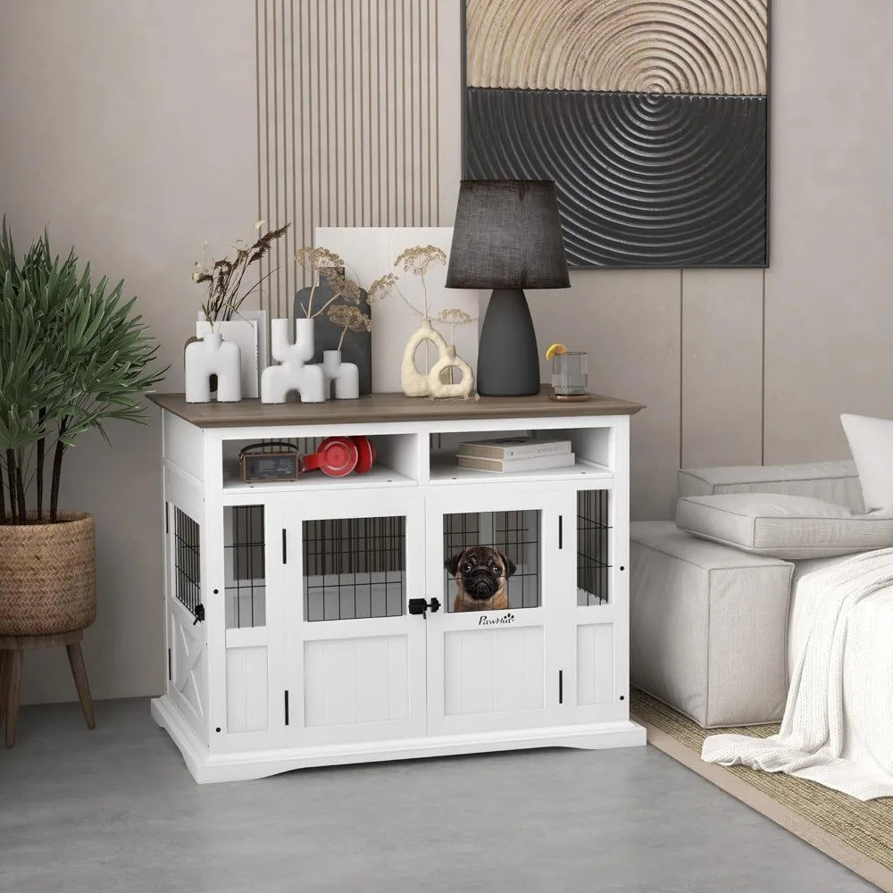 Wooden Dog Kennel Crate