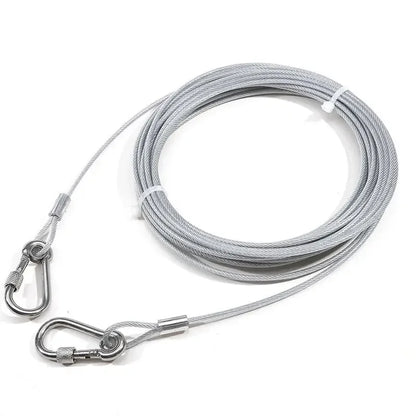Double-headed Dog Tie Out Cable Leash