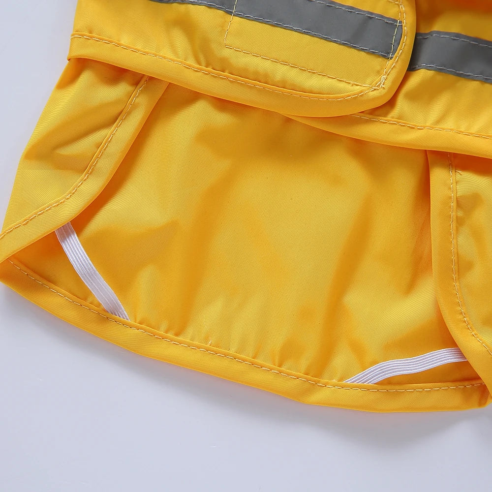 Fashionable Reflective Pet Dog Raincoat