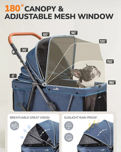 Large Dog Stroller for 2 Pets