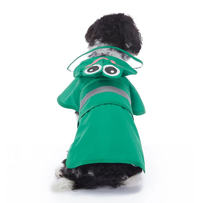 Fashionable Reflective Pet Dog Raincoat