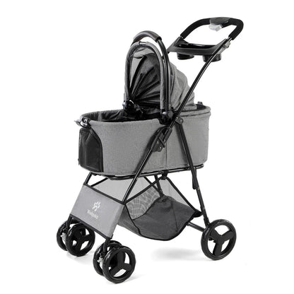 3 in 1 Pet Stroller with Removable Carrier