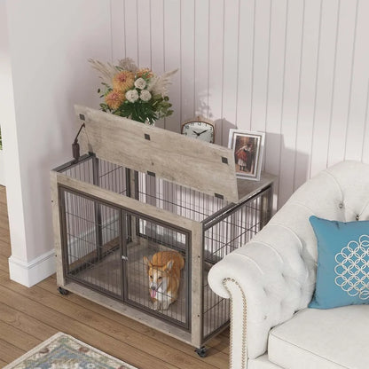 Wooden Dog Crate Furniture