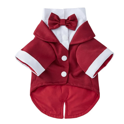 Pet Dog Tuxedo Formal Pet Wedding Party Suit